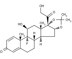 triamcinolone acetonide chemical structure