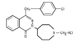 Azelastine hydrochloride's structural formula