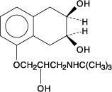 Nadolol Chemical Structure