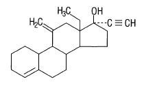 chemical structure - desogestrel