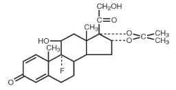 Structural Formula for Triamcinolone Acetonide