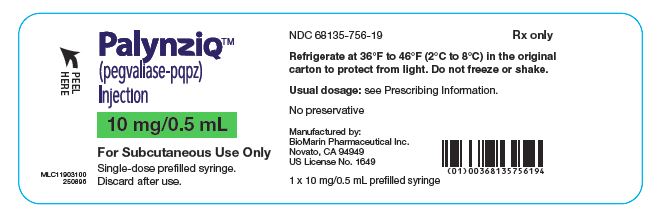 Rx Item-Palynziq Ds 10MG 0.5 ML PFS-Keep Refrigerated - by Biomarin Pharma USA 